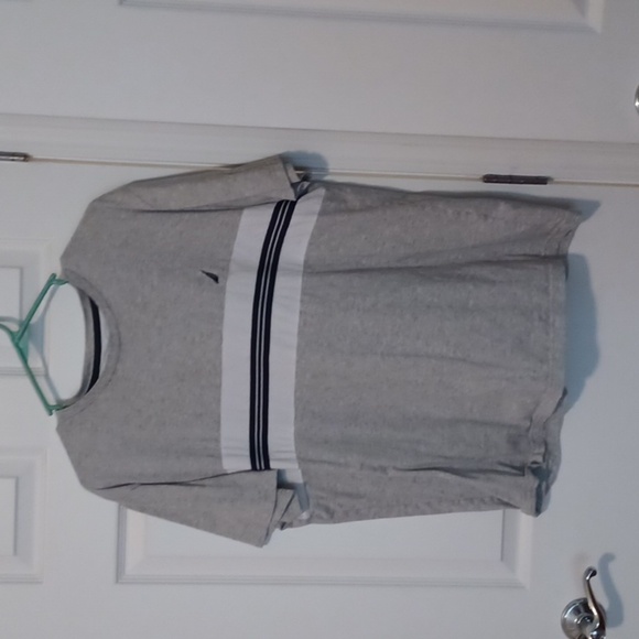 💙🌺Gray Nautical Men's Shirt - Picture 1 of 4